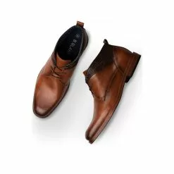 Bottines COGNAC B-BLAKE 10 Bottines COGNAC B-BLAKE -Mocassins et bateaux boutique bottines cognac b blake 20
