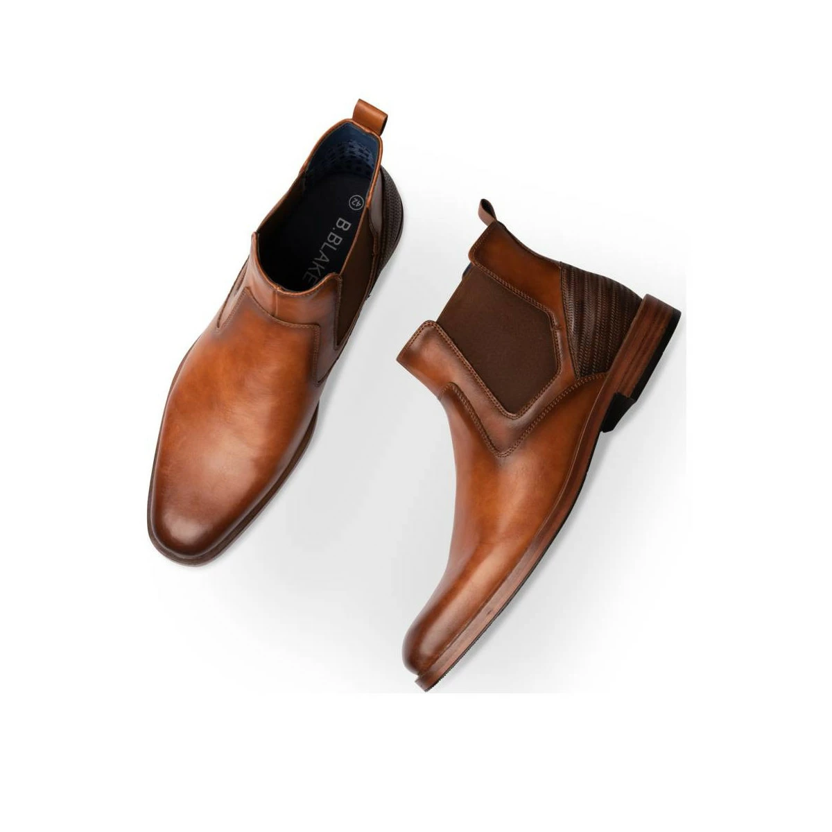 Bottines COGNAC B-BLAKE 6 Bottines COGNAC B-BLAKE – Image 4