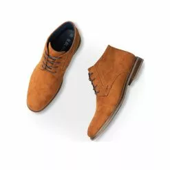 Bottines COGNAC B-BLAKE -Mocassins et bateaux boutique bottines cognac b blake 4