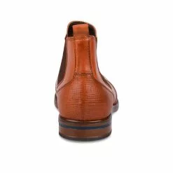Bottines COGNAC B-BLAKE CUIR -Mocassins et bateaux boutique bottines cognac b blake cuir 4