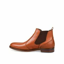 Bottines COGNAC B-BLAKE CUIR -Mocassins et bateaux boutique bottines cognac b blake cuir 5