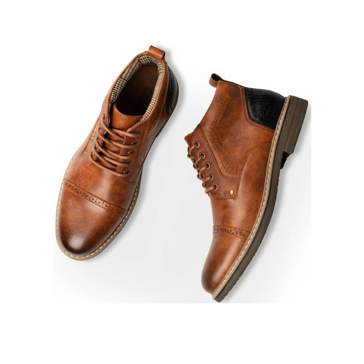 Bottines COGNAC DENIM SIDE 7 Bottines COGNAC DENIM SIDE – Image 5