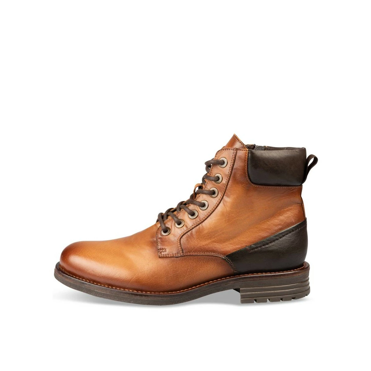Bottines COGNAC DENIM SIDE CUIR 5 Bottines COGNAC DENIM SIDE CUIR – Image 3