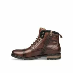 Bottines COGNAC DENIM SIDE CUIR -Mocassins et bateaux boutique bottines cognac denim side cuir 9
