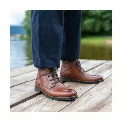 Bottines COGNAC PIERRE CARDIN -Mocassins et bateaux boutique bottines cognac pierre cardin 13
