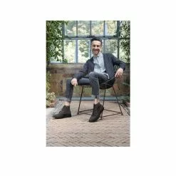 Bottines GRIS DENIM SIDE CUIR 13 Bottines GRIS DENIM SIDE CUIR -Mocassins et bateaux boutique bottines gris denim side cuir 10