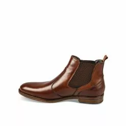 Bottines MARRON B-BLAKE CUIR -Mocassins et bateaux boutique bottines marron b blake cuir 21