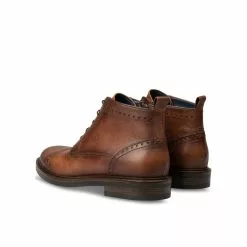 Bottines MARRON B-BLAKE CUIR -Mocassins et bateaux boutique bottines marron b blake cuir 3