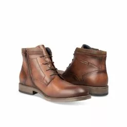 Bottines MARRON B-BLAKE CUIR -Mocassins et bateaux boutique bottines marron b blake cuir 31