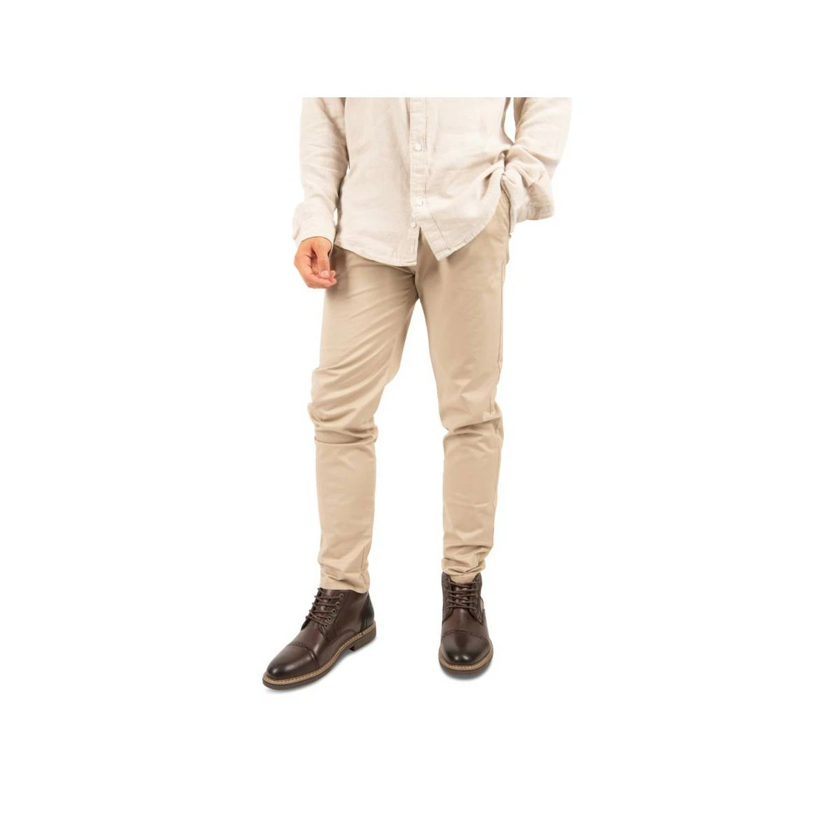 Bottines MARRON DENIM SIDE 4 Bottines MARRON DENIM SIDE – Image 2