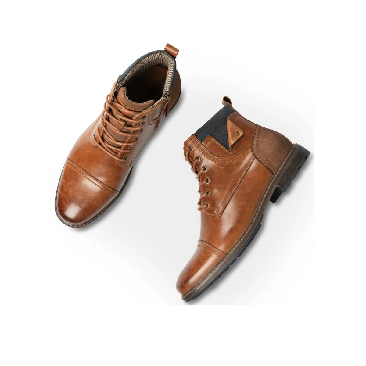 Bottines MARRON DENIM SIDE 7 Bottines MARRON DENIM SIDE – Image 5