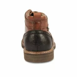 Bottines MARRON DENIM SIDE -Mocassins et bateaux boutique bottines marron denim side 123