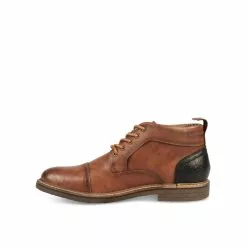 Bottines MARRON DENIM SIDE -Mocassins et bateaux boutique bottines marron denim side 124