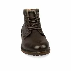 Bottines MARRON DENIM SIDE -Mocassins et bateaux boutique bottines marron denim side 19