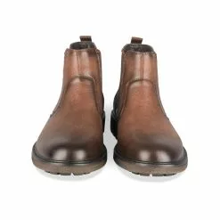 Bottines MARRON DENIM SIDE -Mocassins et bateaux boutique bottines marron denim side 22