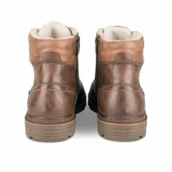 Bottines MARRON DENIM SIDE -Mocassins et bateaux boutique bottines marron denim side 28