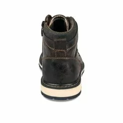 Bottines MARRON DENIM SIDE -Mocassins et bateaux boutique bottines marron denim side 37