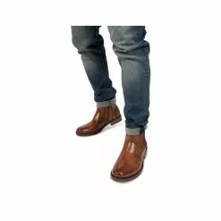 Bottines MARRON DENIM SIDE 15 Bottines MARRON DENIM SIDE -Mocassins et bateaux boutique bottines marron denim side 46