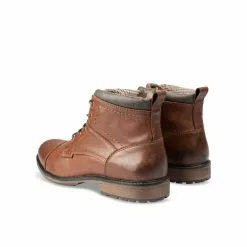 Bottines MARRON DENIM SIDE -Mocassins et bateaux boutique bottines marron denim side 50