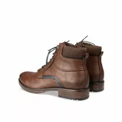 Bottines MARRON DENIM SIDE -Mocassins et bateaux boutique bottines marron denim side 98