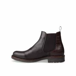 Bottines MARRON DENIM SIDE CUIR 10 Bottines MARRON DENIM SIDE CUIR -Mocassins et bateaux boutique bottines marron denim side cuir 18
