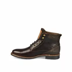 Bottines MARRON DENIM SIDE CUIR 10 Bottines MARRON DENIM SIDE CUIR -Mocassins et bateaux boutique bottines marron denim side cuir 23