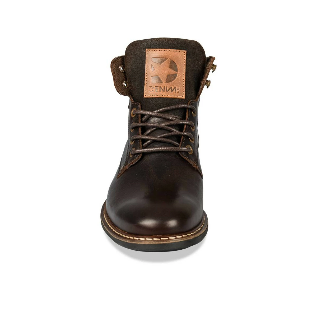 Bottines MARRON DENIM SIDE CUIR 7 Bottines MARRON DENIM SIDE CUIR – Image 5