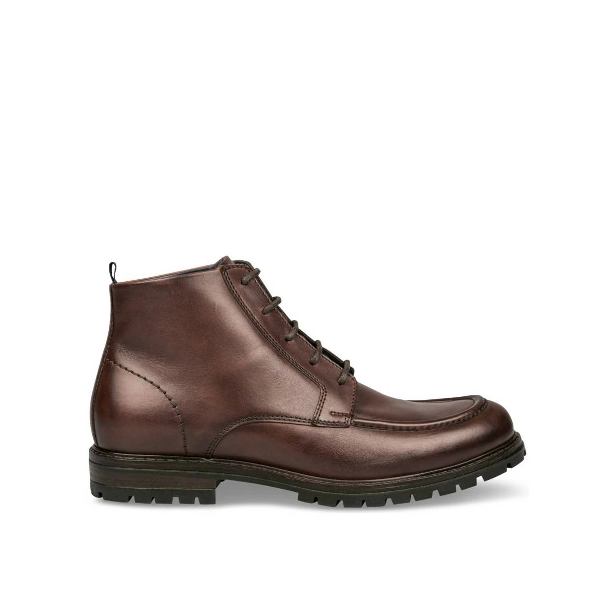 Bottines MARRON DENIM SIDE CUIR 4 Bottines MARRON DENIM SIDE CUIR – Image 2