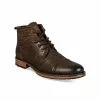 Bottines MARRON DENIM SIDE CUIR -Mocassins et bateaux boutique bottines marron denim side cuir 40