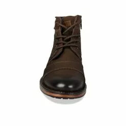 Bottines MARRON DENIM SIDE CUIR 11 Bottines MARRON DENIM SIDE CUIR -Mocassins et bateaux boutique bottines marron denim side cuir 44