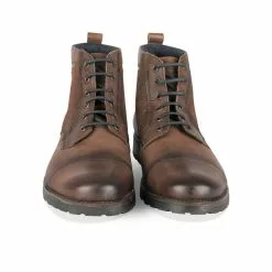 Bottines MARRON DENIM SIDE CUIR 9 Bottines MARRON DENIM SIDE CUIR -Mocassins et bateaux boutique bottines marron denim side cuir 47