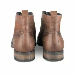 Bottines MARRON DENIM SIDE CUIR 10 Bottines MARRON DENIM SIDE CUIR -Mocassins et bateaux boutique bottines marron denim side cuir 48