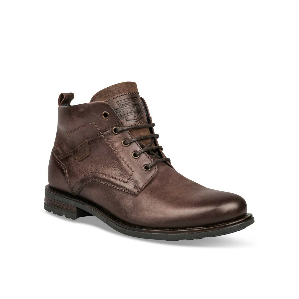 Bottines MARRON DENIM SIDE CUIR 3 Bottines MARRON DENIM SIDE CUIR