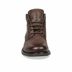 Bottines MARRON DENIM SIDE CUIR 11 Bottines MARRON DENIM SIDE CUIR -Mocassins et bateaux boutique bottines marron denim side cuir 69