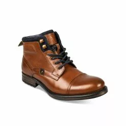 Bottines MARRON DENIM SIDE CUIR