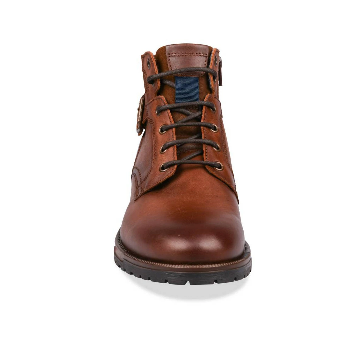 Bottines MARRON DENIM SIDE CUIR 7 Bottines MARRON DENIM SIDE CUIR – Image 5