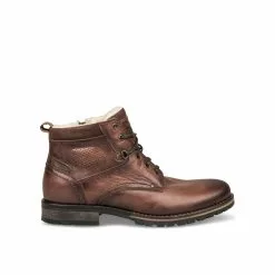 Bottines MARRON DENIM SIDE CUIR -Mocassins et bateaux boutique bottines marron denim side cuir 96