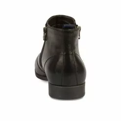 Bottines NOIR B-BLAKE CUIR -Mocassins et bateaux boutique bottines noir b blake cuir 2