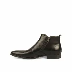 Bottines NOIR B-BLAKE CUIR -Mocassins et bateaux boutique bottines noir b blake cuir 3