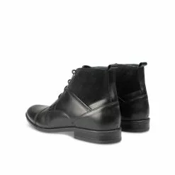 Bottines NOIR B-BLAKE CUIR -Mocassins et bateaux boutique bottines noir b blake cuir 8