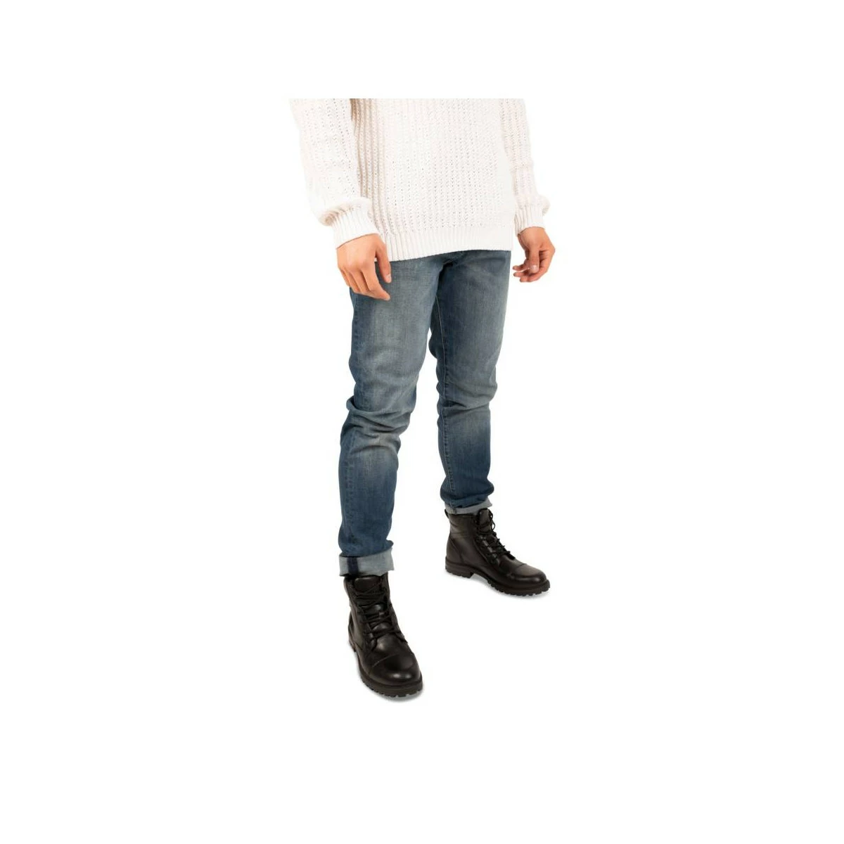 Bottines NOIR DENIM SIDE 4 Bottines NOIR DENIM SIDE – Image 2