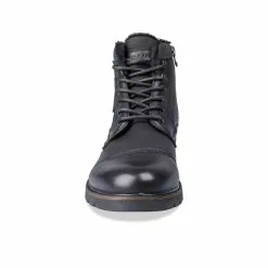 Bottines NOIR DENIM SIDE 14 Bottines NOIR DENIM SIDE -Mocassins et bateaux boutique bottines noir denim side 33