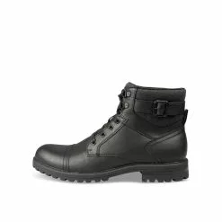 Bottines NOIR DENIM SIDE -Mocassins et bateaux boutique bottines noir denim side 37