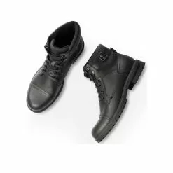 Bottines NOIR DENIM SIDE -Mocassins et bateaux boutique bottines noir denim side 39