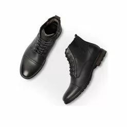 Bottines NOIR DENIM SIDE -Mocassins et bateaux boutique bottines noir denim side 46