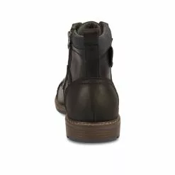 Bottines NOIR DENIM SIDE 9 Bottines NOIR DENIM SIDE -Mocassins et bateaux boutique bottines noir denim side 7
