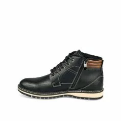 Bottines NOIR DENIM SIDE 10 Bottines NOIR DENIM SIDE -Mocassins et bateaux boutique bottines noir denim side 72