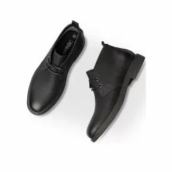 Bottines NOIR DENIM SIDE -Mocassins et bateaux boutique bottines noir denim side 78