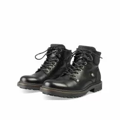 Bottines NOIR DENIM SIDE CUIR