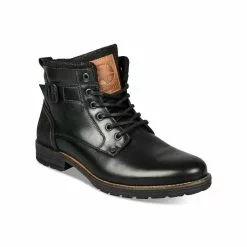 Bottines NOIR DENIM SIDE CUIR
